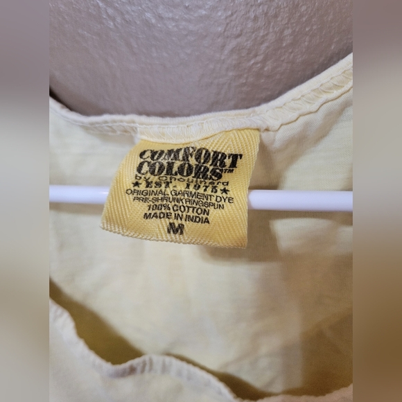 Yellow Graphic Tank Top - Picture 2 of 7